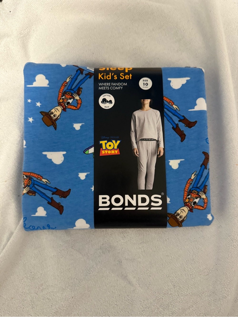 Bonds Kids Pajama Set Blue with Toy Story Print